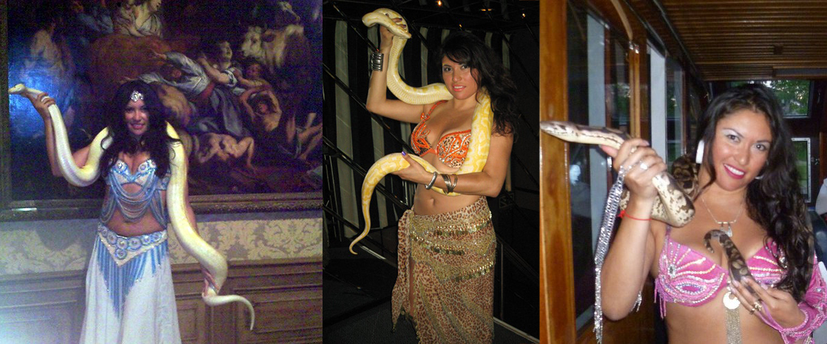 Snake charming Antonella