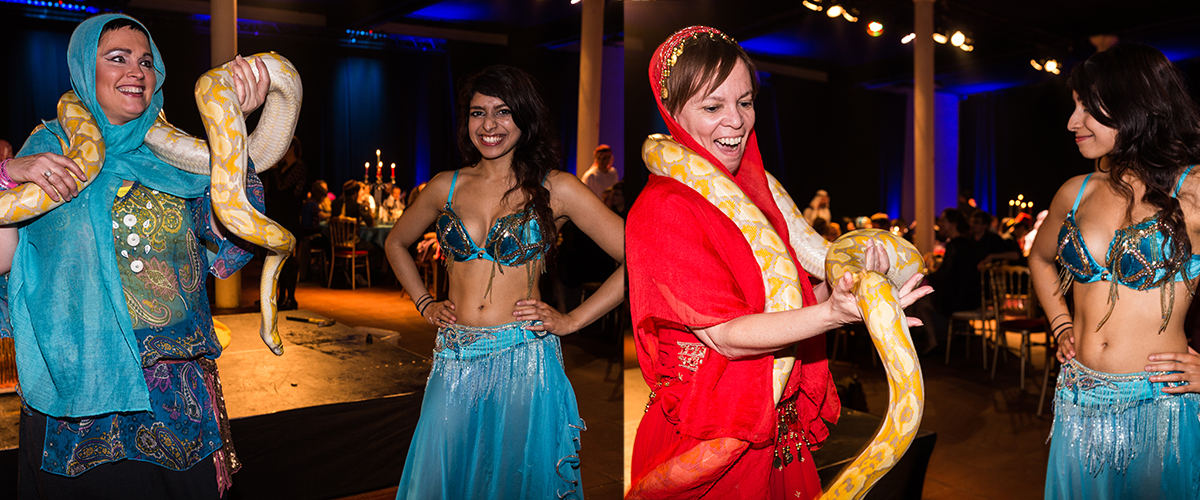 Danseres met slang Ashvinie