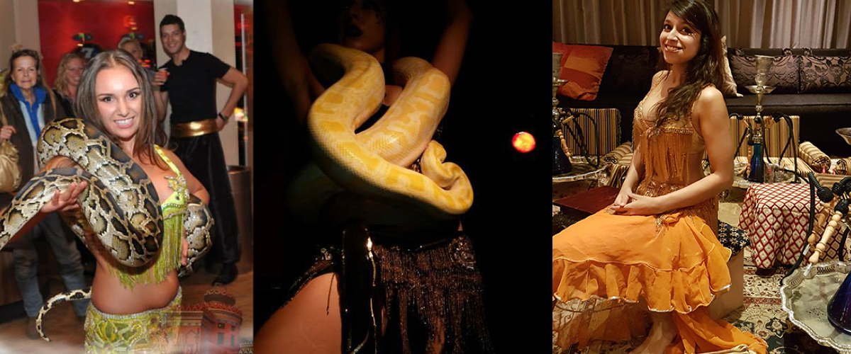 Interactieve walkabout snake dance