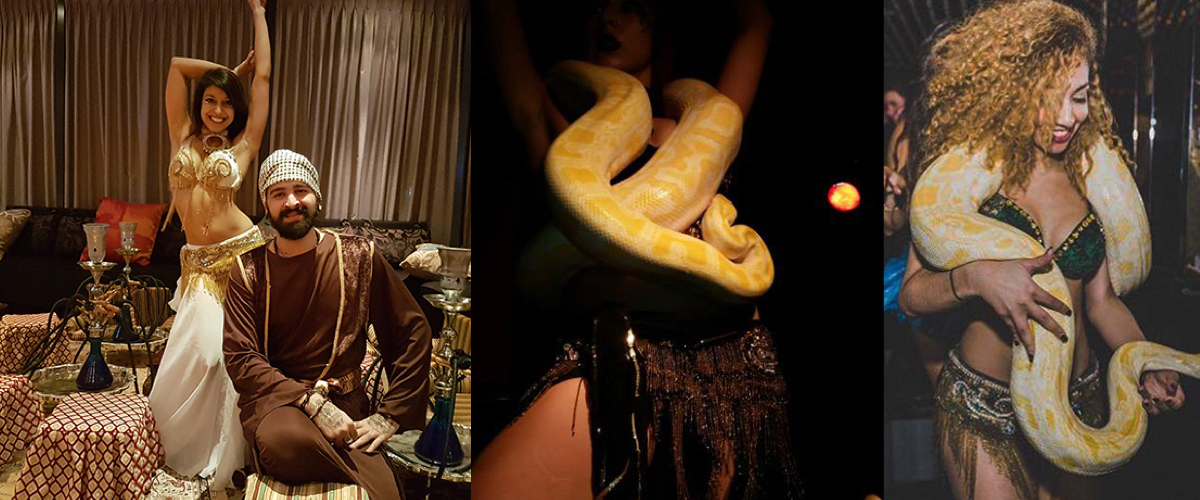 Snake dansvoorstelling
